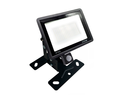 Прожектор 150 Вт с датчиком движения на настенно-потолочном креплении FK-PRJ