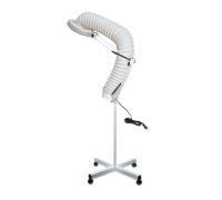 Лампа лупа LN-6-NS-01 с гофрой 3м под вытяжку для маникюра и педикюра, на колесиках