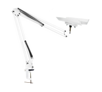 Настольный двусторонний держатель прядей NB-2WHAIR для наращивания волос, маленький, белый