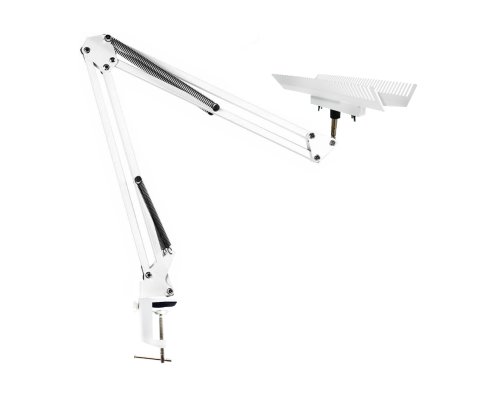 Настольный двусторонний держатель прядей NB-2WHAIR для наращивания волос, маленький, белый