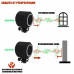 Акустический экран ветрозащита V-1 для микрофона на напольной стойке JBH с держателем паук P1