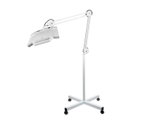 Лампа лупа косметологическая светодиодная 3 диоптрии на напольной стойке NS-01