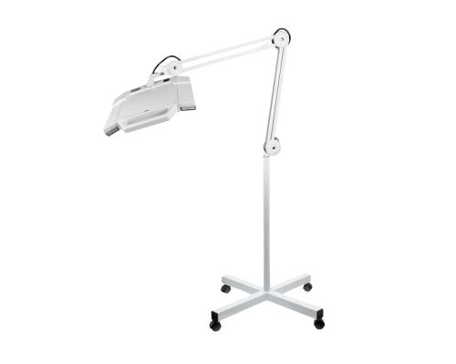 Лампа лупа косметологическая светодиодная 3 диоптрии на напольной стойке NS-01