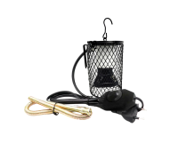 Светильник подвесной с диммером, защитной решеткой с лампой обогрева, 25Вт, для террариума