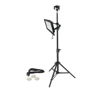 Светодиодный прожектор 100 Вт с кабелем 3 м на штативе LS с подставкой для нивелира