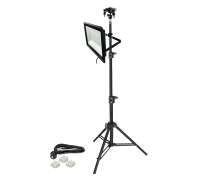 Светодиодный прожектор 150 Вт, 6500K, с кабелем 3 м на штативе LS с подставкой для нивелира