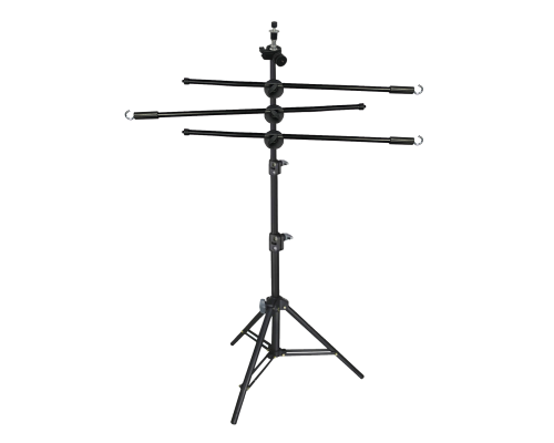 Стойка LS-3ES63-B-KR для плетения кос, дред, вешалка для канекалона с креплением для лампы