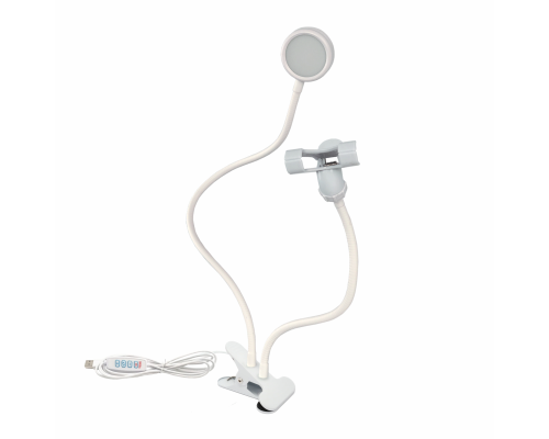 Крепление для камеры с гибкой светодиодной лампой SLW-09-PR, цвет белый