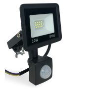 Прожектор 10 Вт с датчиком движения на кронштейне с зажимом до 31 мм