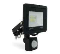 Прожектор 20 Вт с датчиком движения на кронштейне с зажимом до 31 мм
