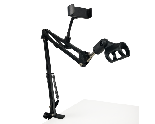 Микрофонная стойка KGS-1000-DT с гибким держателем для телефона