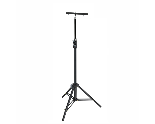 Штатив LSPRJ-30PL2V-U260 с металл планкой для 2 строительных прожекторов и удлинителем, высота до 2.6м