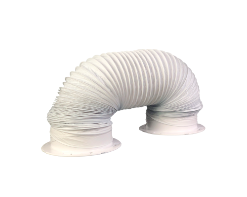 [СГП] Воздуховод гибкий гофра D150 мм 3 м с фланцами для вытяжки