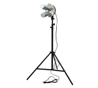 Блок освещения c 4 лампочками 40W/5500K для софтбокса на штативе JBH