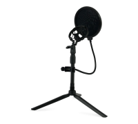 Настольная стойка трипод NK-ZM-02 для микрофона с держателем паук P1 и поп-фильтром 15.5 см