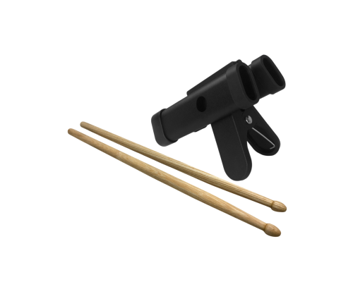 Подставка на прищепке и 2 барабанные палочки 5A с деревянным наконечником