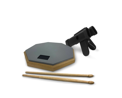 Тренировочный пэд 8" для барабанщика с подставкой и 2 барабанными палочками 5A