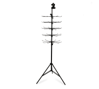 Вращающаяся пятиярусная стойка JBH-5HAIR-PR1 с крючками и креплением для схемы по плетению кос