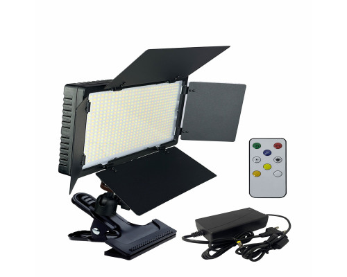 Переносная лампа панель U600 со шторками на держателе-прищепке SH-BP