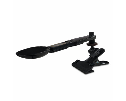 Электронная мерная ложка весы на держателе-прищепке SH-BP, цвет черный