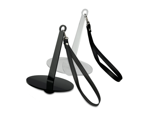 Держатели для клубка пряжи подвесные, черный и прозрачный