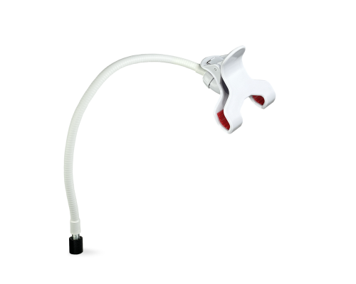 Держатель для телефона на гибком креплении, внутренняя резьба 1/4, цвет белый