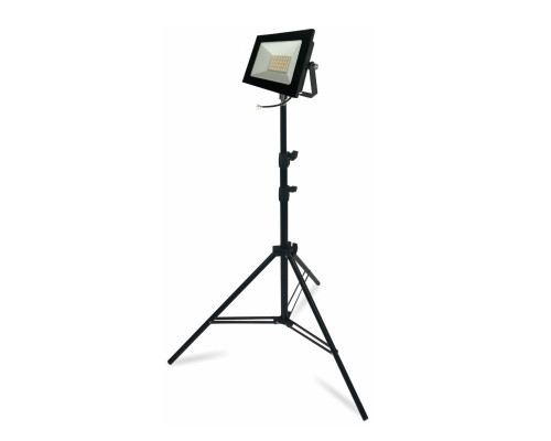 Светодиодный прожектор 30 Вт, 3000K, теплый свет на штативе JBH-PRJ