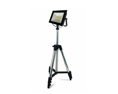 Светодиодный строительный прожектор 30 Вт, 3000K, теплый свет, на штативе 3110-PRJ