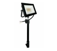 Светильник прожектор, 30Вт 3000K теплый свет, на телескопической палке-ручке ECO