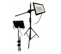 Прожектор светодиодный 150Вт 3000K теплый свет, на усиленном штативе LS240K-NP с возможностью наклона верхней секции