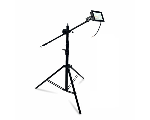 Прожектор светодиодный 30Вт 3000K теплый свет, на усиленном штативе BHS300K-NP с возможностью наклона верхней секции