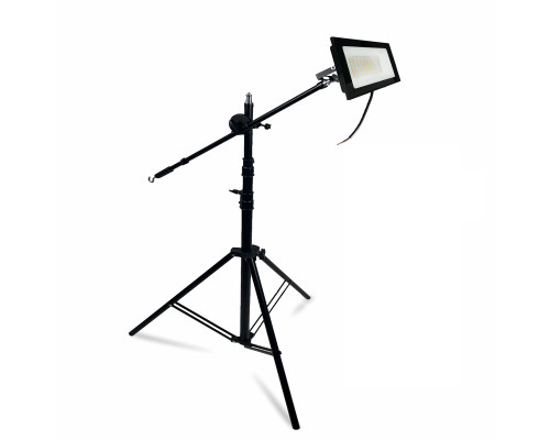 Прожектор светодиодный 50Вт 3000K теплый свет, на усиленном штативе BHS300K-NP с возможностью наклона верхней секции