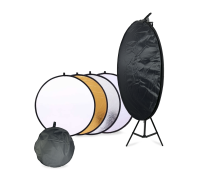 Отражатель для фото и видео, светоотражатель 5в1, 80 см, с креплением PSH-14 на штативе JBH