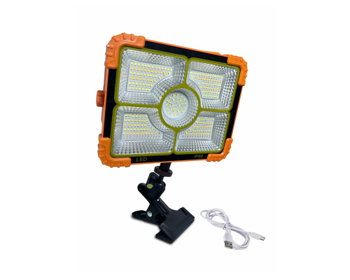 Прожектор аккумуляторный T-5 100 Вт на строительном креплении PR1-SH