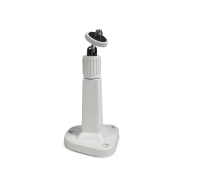 Пластиковый кронштейн крепление для камеры видеонаблюдения с резьбой 1/4 и 3/8, белый