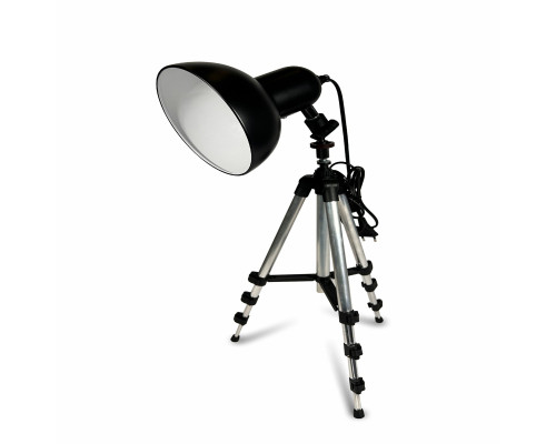 Напольный светильник LMB-3110-SH light на треноге со средним абажуром, черный