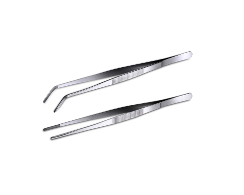 Пинцеты для террариума, для рептилий, изогнутый и прямой длинные 25 см