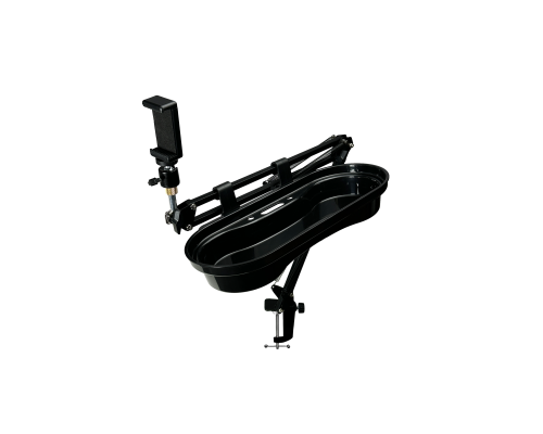 Парикмахерский столик KGS-DT-TRAY с подносом под аксессуары и держателем для телефона