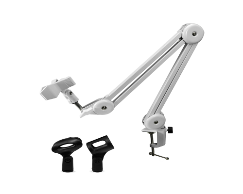 Пантограф PTS-01W с усиленной струбциной и 3 держателями для микрофона