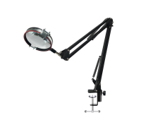 Лупа настольная на черном пантографе NB и струбцине до 4,6 см