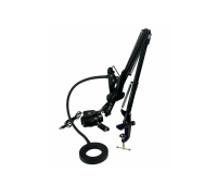 Держатель микроскопа KGS-PAI-3 с подсветкой RL-9bd на пантографе с усиленной струбциной