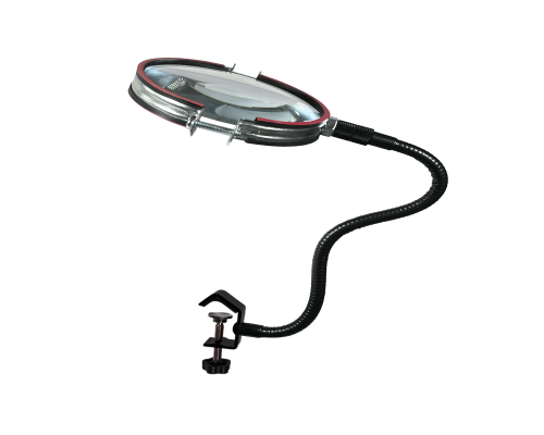 Настольная лупа на гибком креплении GDS-STR35