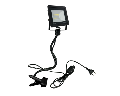 [СГП] Прожектор 30 Вт, 3000K, на гибком креплении для подсветки и работ в гараже