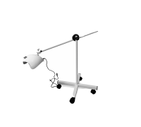 Лампа 48Вт для сушки ногтей для маникюра и педикюра на белой мобильной стойке