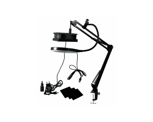 Вытяжка NBS-FAN для наращивания ресниц с подсветкой SL-156