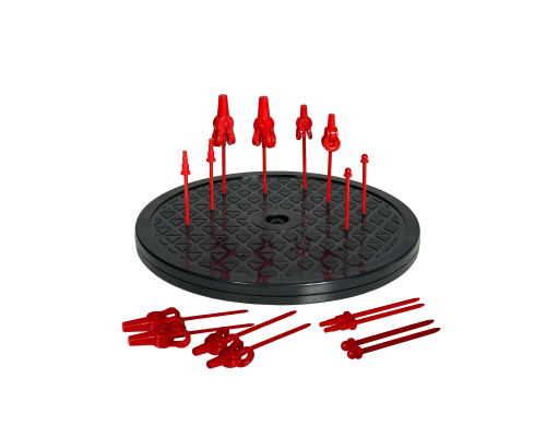 Поворотный столик с 16 держателями деталей для аэрографии