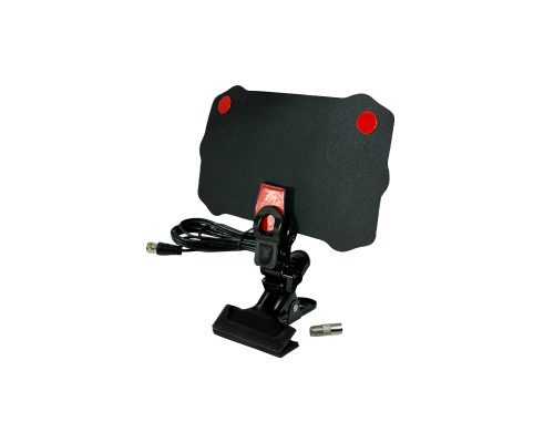 Телевизионная антенна для цифрового ТВ для прямого подключения к телевизору, черная, на прищепке PR1-Z