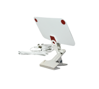 Телевизионная антенна для цифрового ТВ с усилителем, белая, на прищепке PR1-W-Z