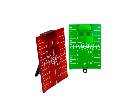 Магнитные мишени для лазерного уровня и нивелира, цвет зеленый и красный