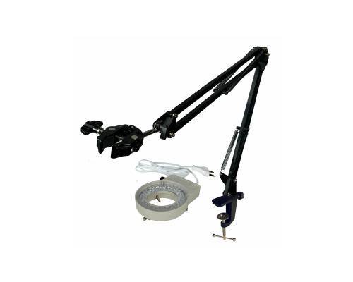 Держатель микроскопа KGS-PAI-3 с кольцевой LED лампой, DC24V, 4.5W